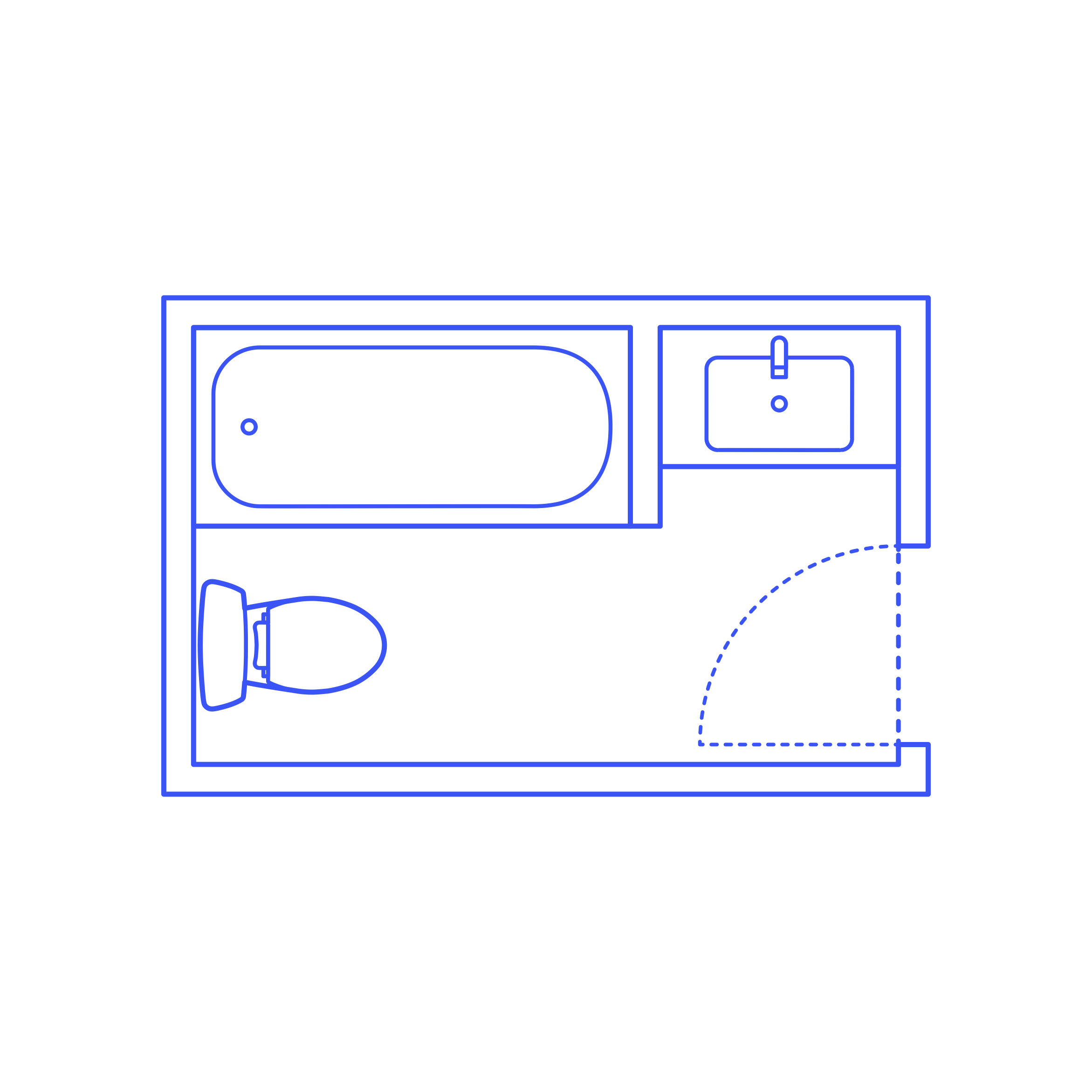 Layouts Bathrooms Full 2 Wall Craft Design Svg File Free Vectors